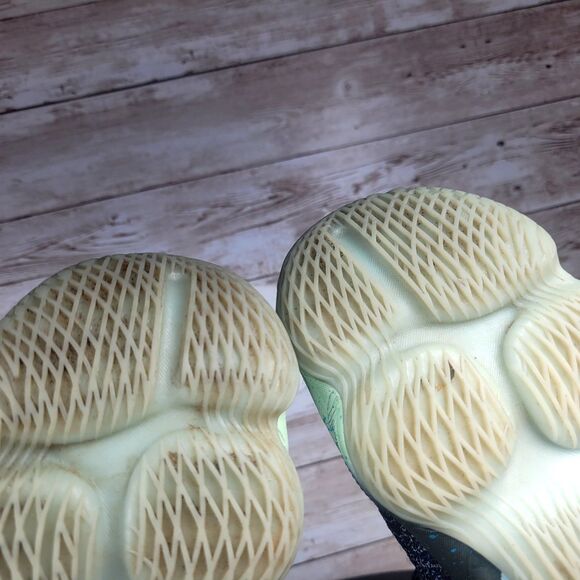 Nike LeBron 17 Youth 1Y Mid  Constellations Blue Green Athletic Kids Shoes - Picture 8 of 10